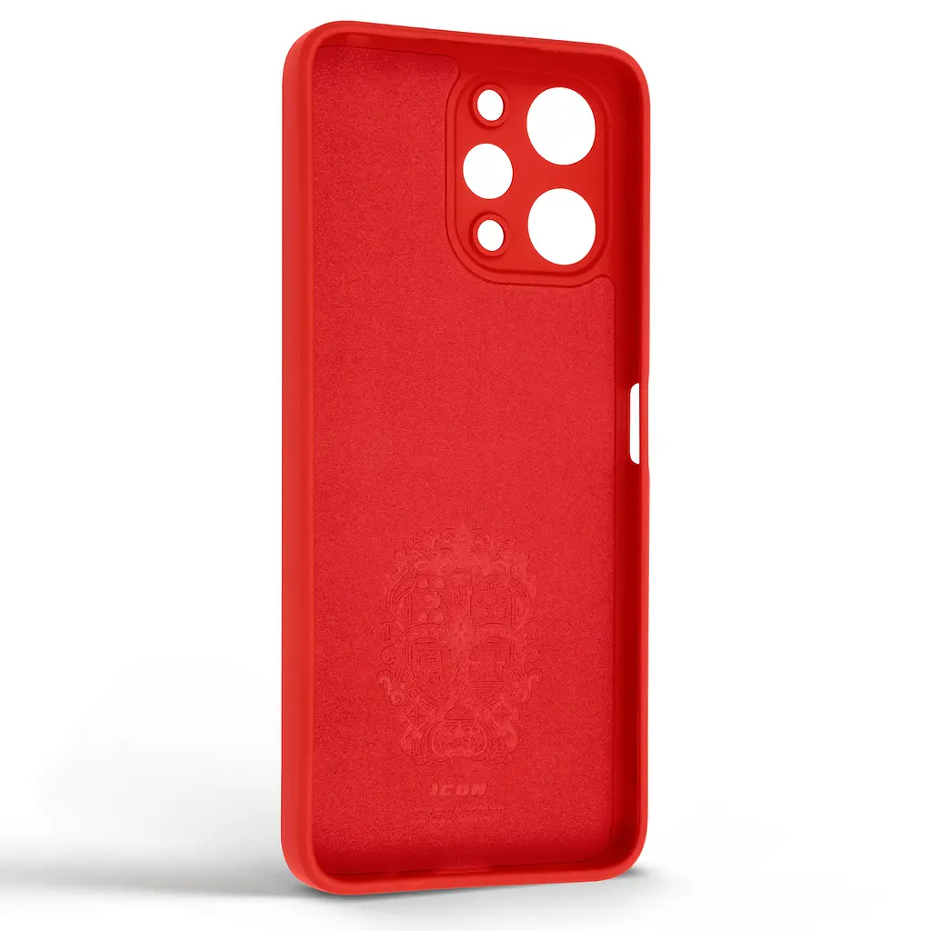 Силиконовый чехол для Xiaomi Redmi 12 4G, Icon Ring, красный, панель-накладка, с кольцом-подставкой на 360°, противоударный, возможность использования магнитных держателей, ArmorStandart (ARM68816) - фото 2