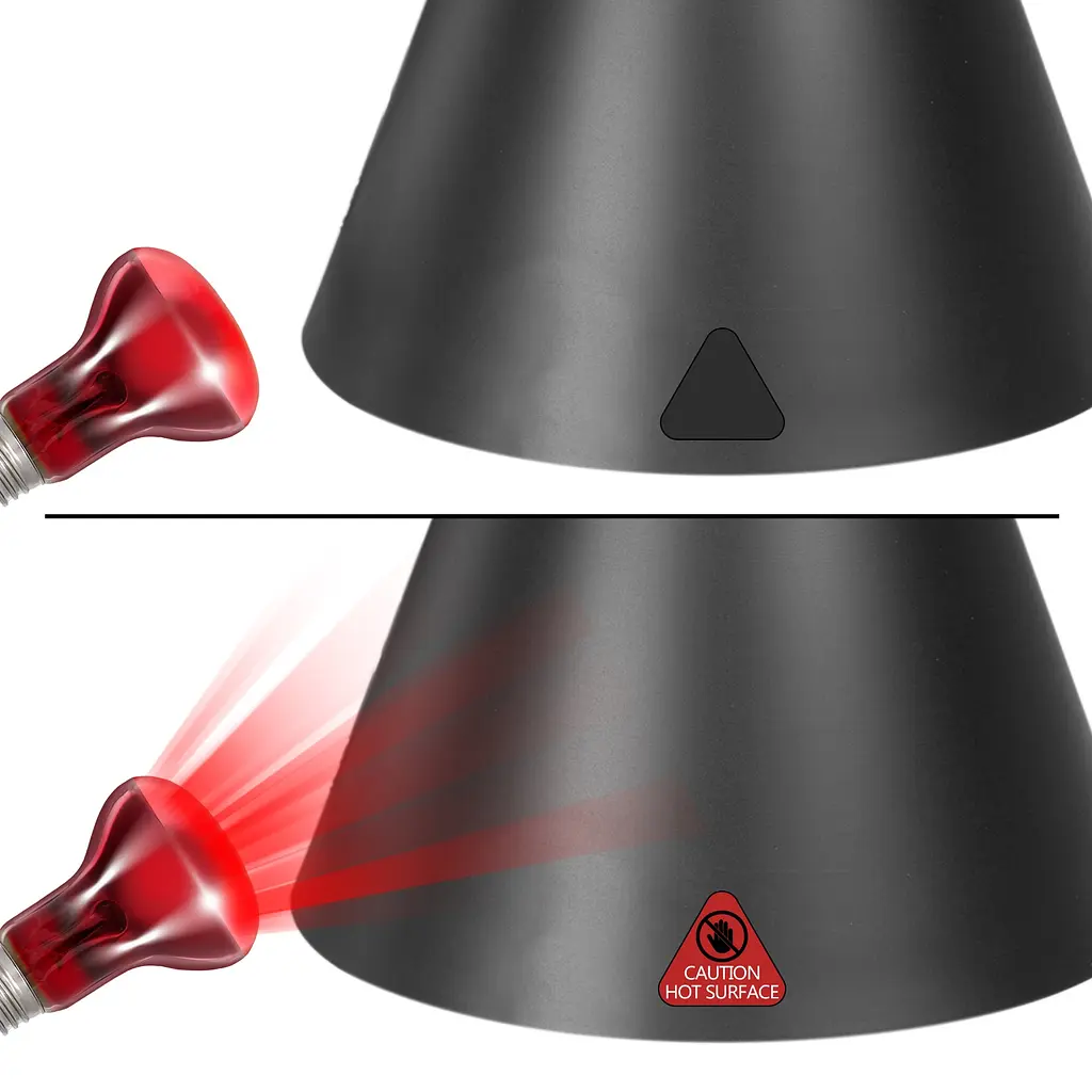 Світильник глибокий рефлекторний з Wi-Fi Repti-Zoo Smart Wi-Fi Deep Lamp L 150W (ZRL02LB) - фото 5