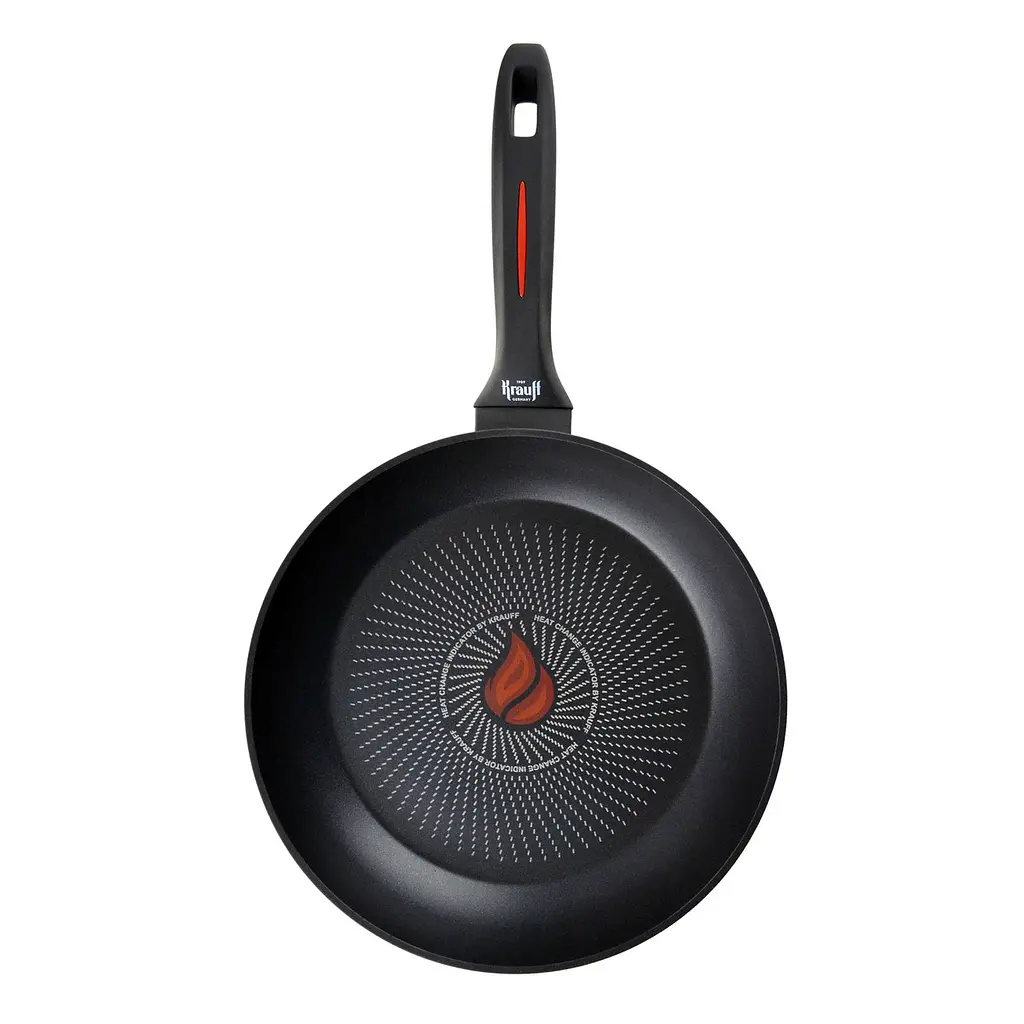 Набір сковорідок Smart Fry (24, 26, 28 см) + універсальна кришка та кухонні щипці - фото 2