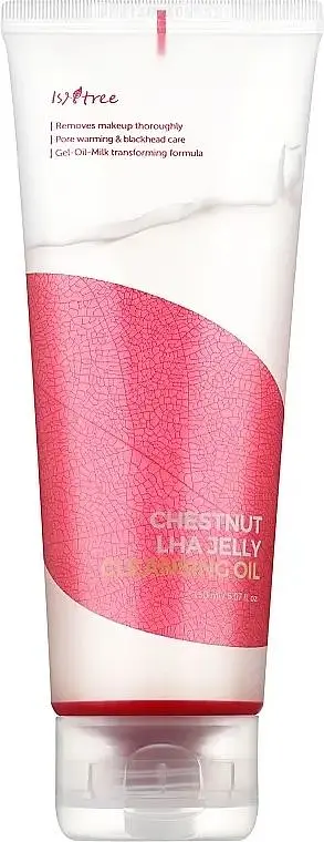 Олія гідрофільна з LHA кислотою 150 мл Isntree Chestnut LHA Jelly Cleansing Oil - фото 2