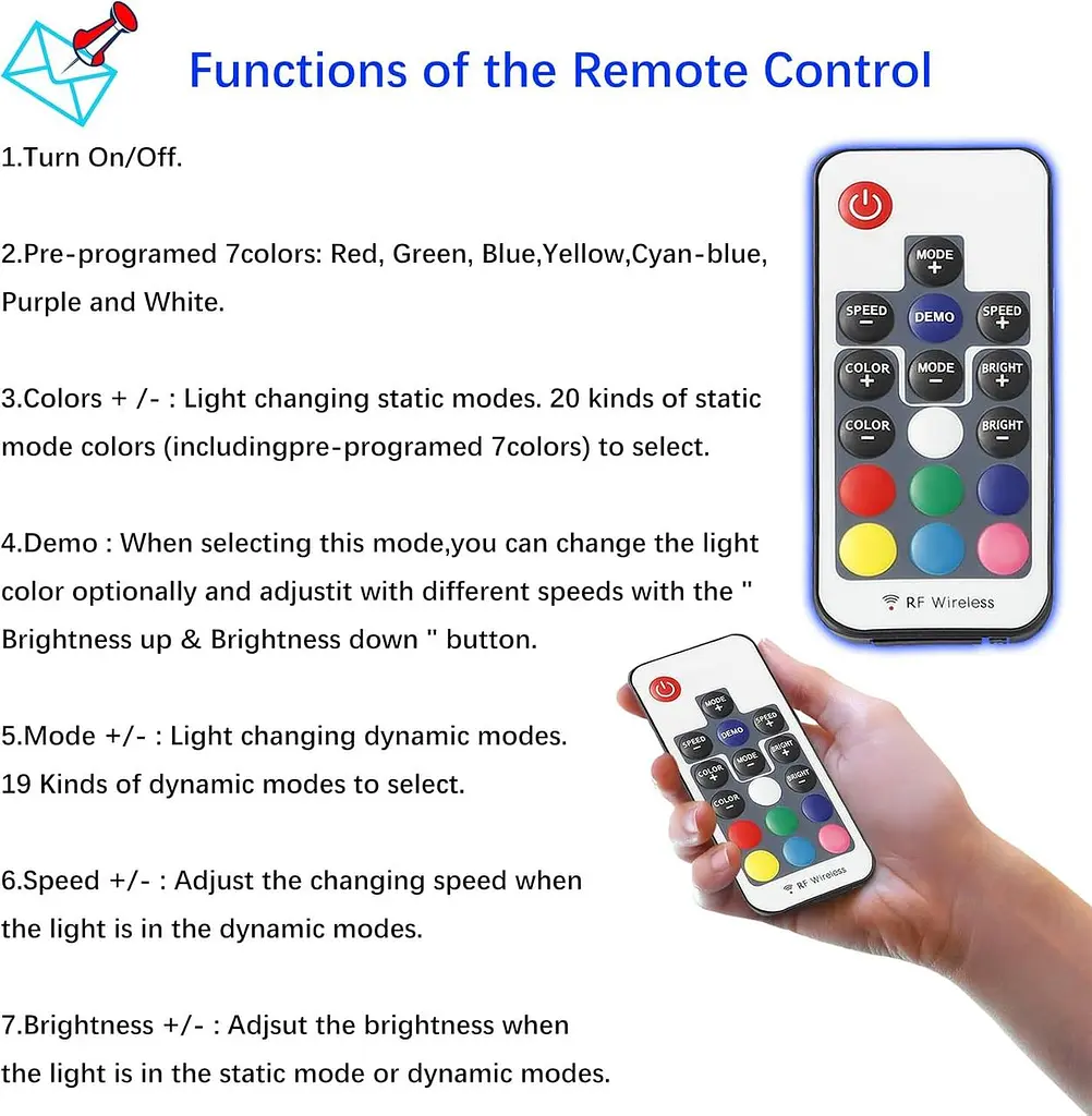 Уличный светильник CISLAN LED RGB Φ30mm 12V DC IP67 водонепроницаемое дистанционное затемнение Multi Color Change - фото 3