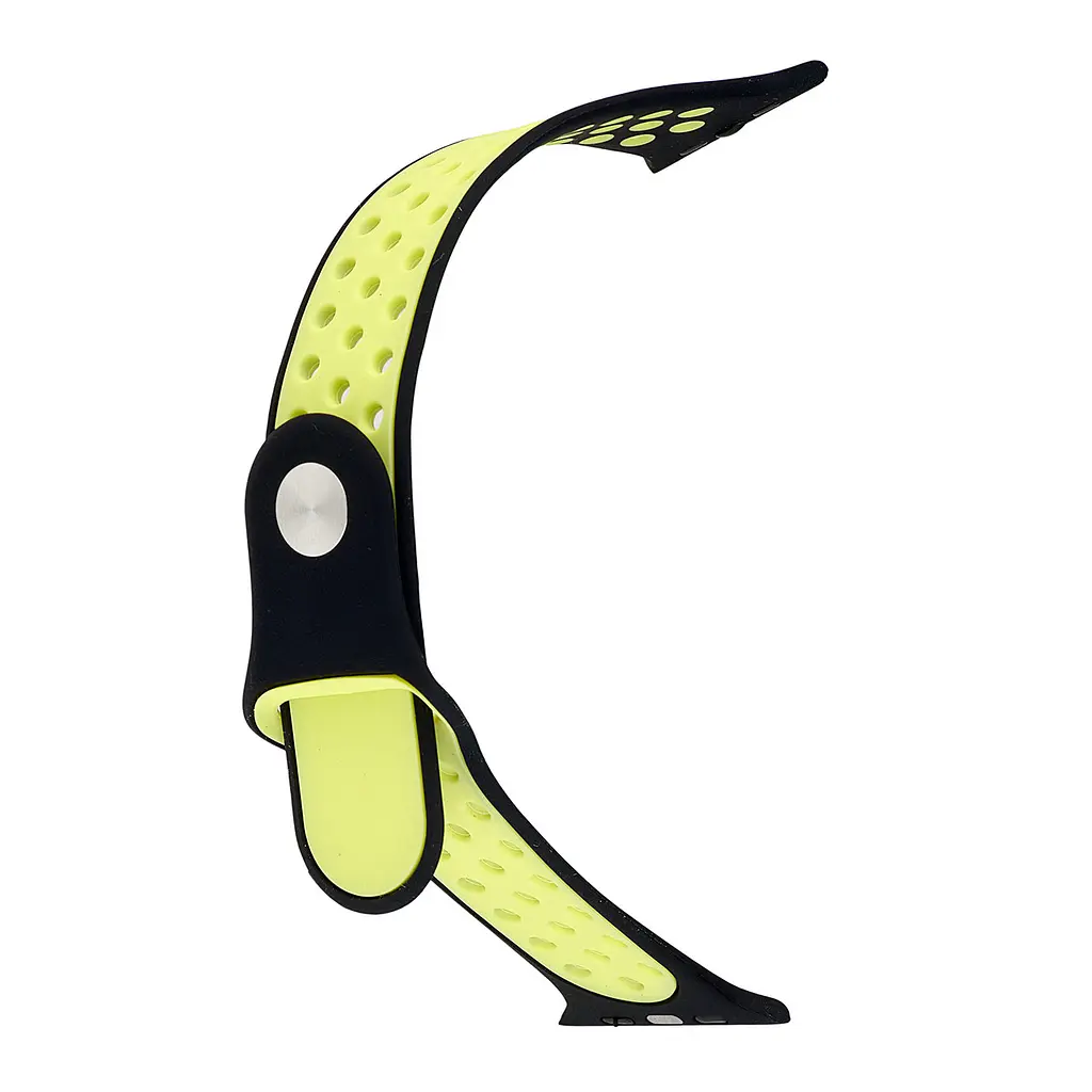 Ремінець Apple Watch Nike Sport 42/44/45/46/49 mm Чорний Flash - фото 2