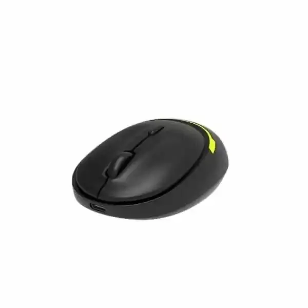 Миша бездротова 4you M9 black (Rainbow,Тиха, АКБ, 2.4G+BT, Type C, 6кн)