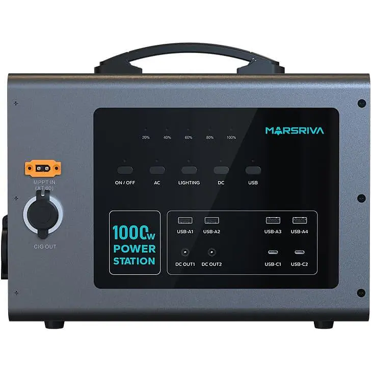 Зарядна станція Marsriva MP10 / 1000 Вт / 1176 Вт/ч / LiFePO4 (MP10V2_MARSRIVA) - фото 2