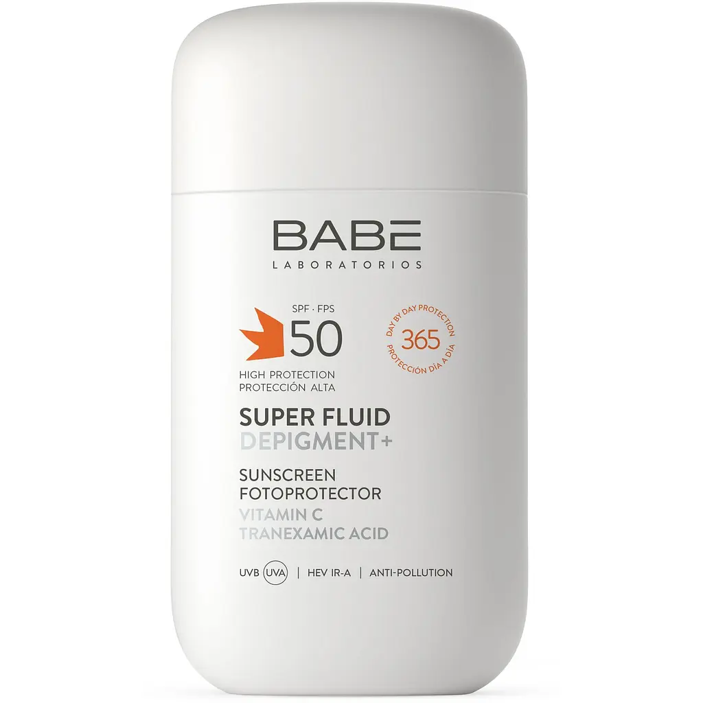 Сонцезахисний супер флюїд Babe Laboratorios Super Fluid Depigment+, SPF 50, 50 мл - фото 4