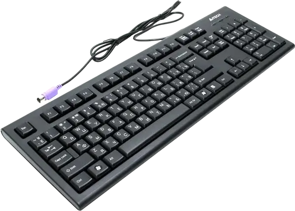 Клавіатура A4Tech KR-85 PS/2 Black - фото 2