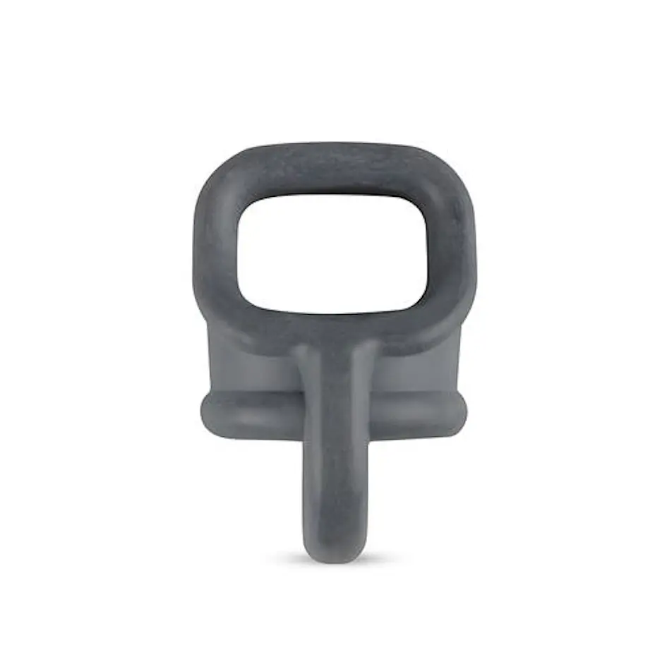 Кільце ерекційне Boners Liquid Silicone Ball Splitter 7 см сірий - фото 2