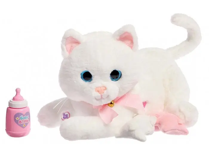 Інтерактивна іграшка Кішка з кошенятами, WToys (біла) - фото 4