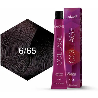 Перманентная краска для волос Lakme Collage Creme Hair Color тон 6/65 60 мл - фото 2