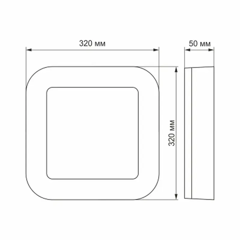 Світильник Videx LED ART IP65 30W 5000K 220V (VL-BHFS-305) - фото 3