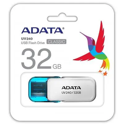 USB-флешнакопичувач ADATA 32GB UV240 білий USB 2.0 (AUV240-32G-RWH) - фото 3
