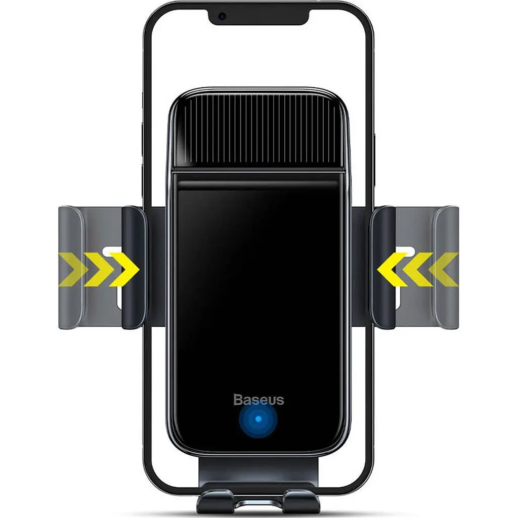 Автотримач із бездротовою зарядкою Baseus Smart Solar Power Wireless Cycling Electric Holder Black (SUZG010001) [85330] - фото 3