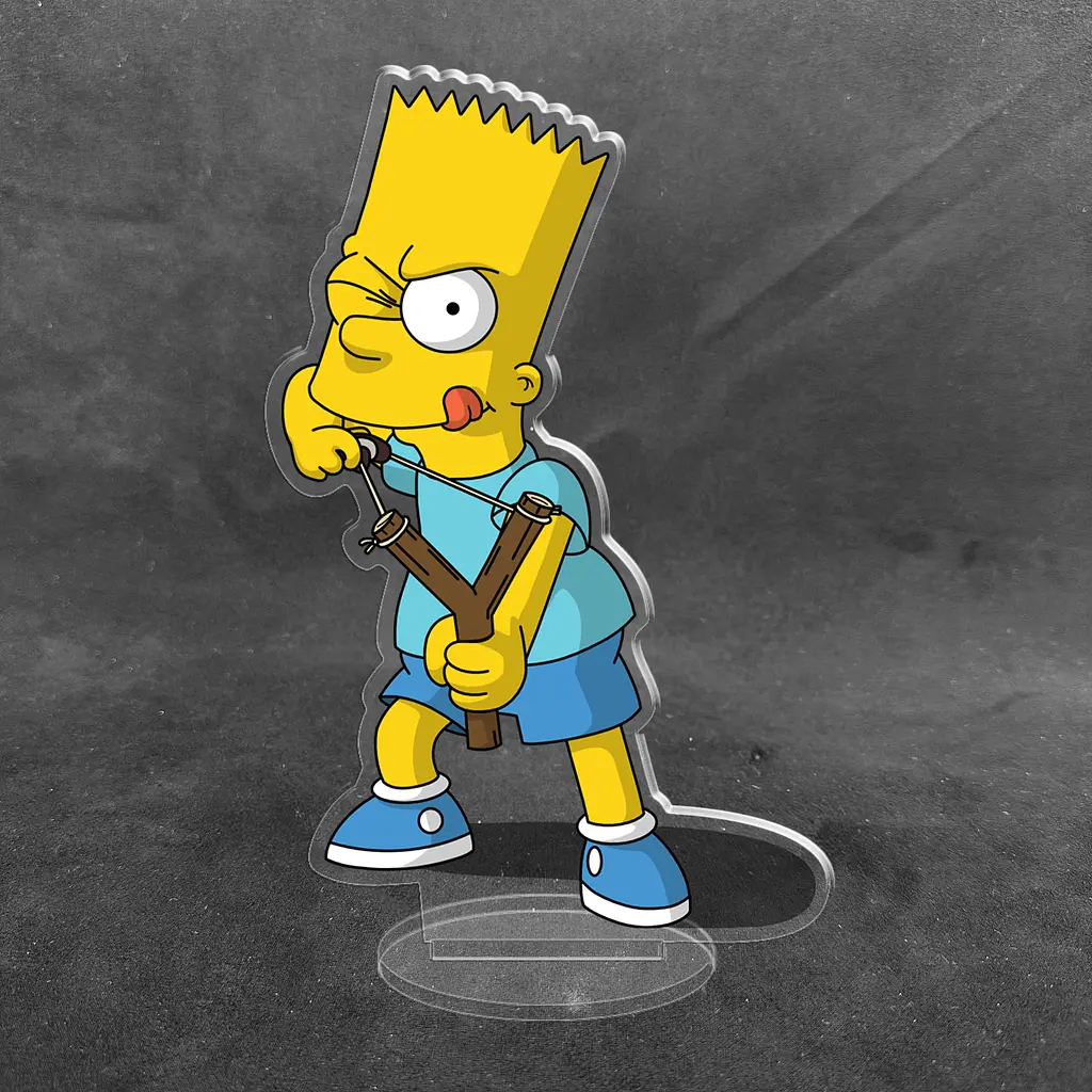 Акрилова колекційна фігурка Аніме: The Simpsons Сімпсони Барт 15 см - фото 2