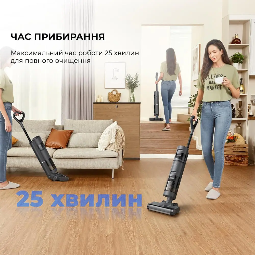 Пылесос моющий вертикальный 1в1 Dreame H12 Core - фото 5