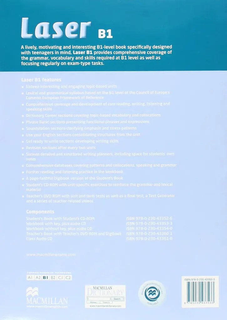 Laser. Workbook B1 with Key & CD Pack - Малкольм Манн - фото 2