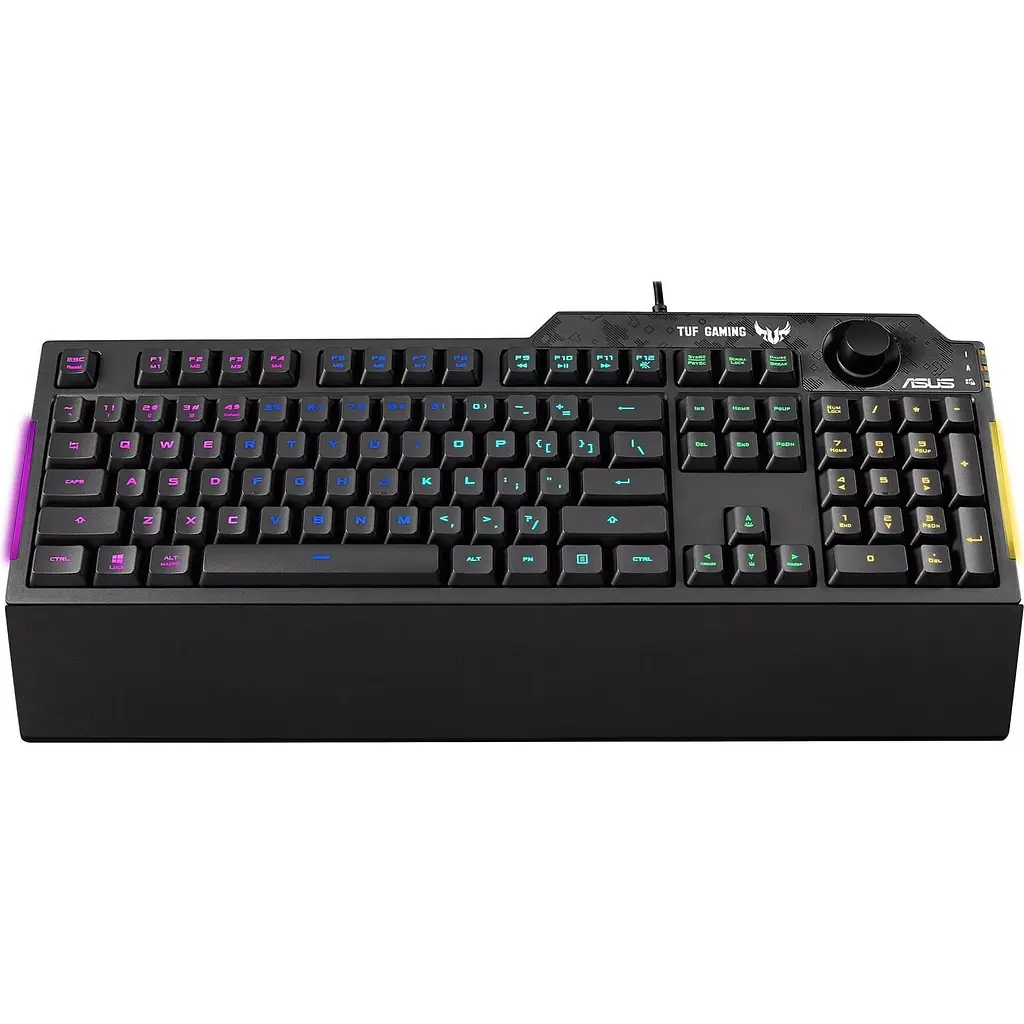 Клавіатура ASUS TUF Gaming K1 RBB USB Black (90MP01X0-BKMA00) - фото 4