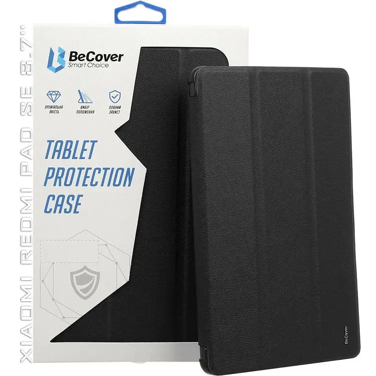 Чохол-книжка BeCover Smart Case для Xiaomi Redmi Pad SE 8.7" Black (711904) - фото 5