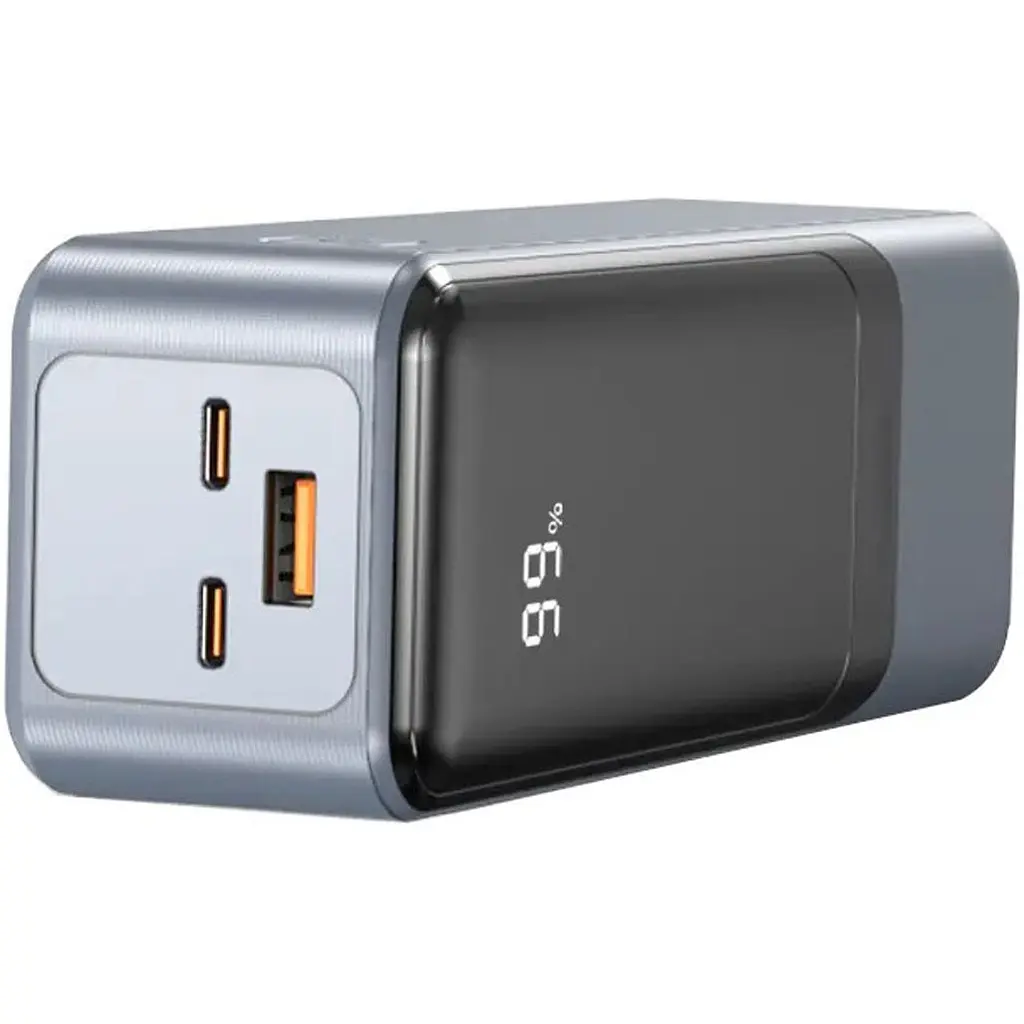 Внешний аккумулятор Wiwu Wi-P010 Large Capacity Tank Series 27000mAh 145W Grey [133062] - фото 6