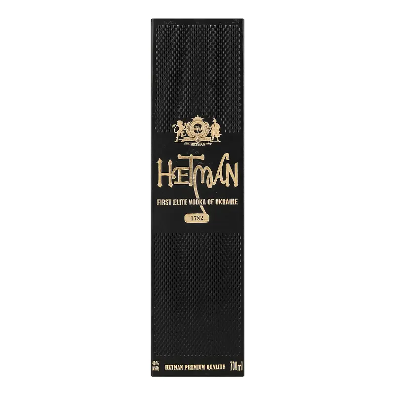 Водка Гетьман Premium Quality 40% 0.7 л в подарочной упаковке - фото 3