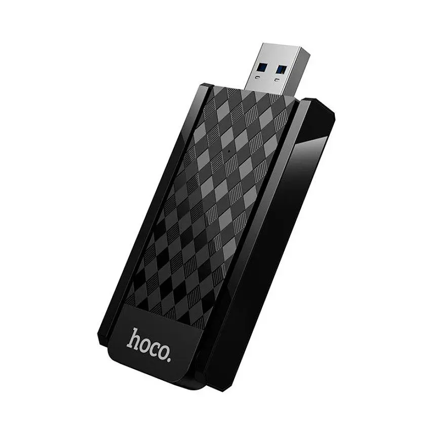 USB Wi-Fi адаптер HOCO HI-34 WIFI 6, 600Mbits, 2.4G/5G - фото 4