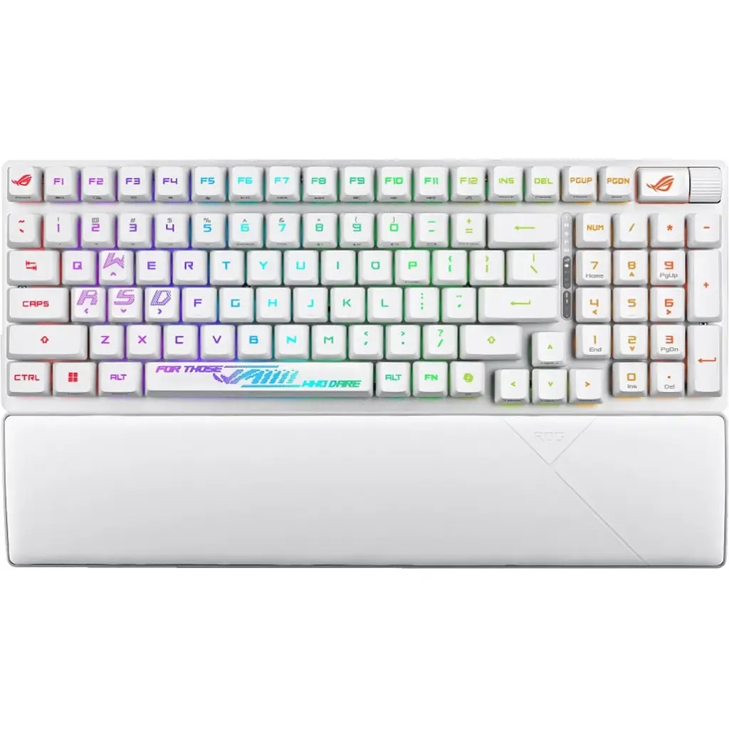 Клавіатура Asus ROG Strix Scope II RX Optical White [90MP03S0-BKUA30] [126947] - фото 6