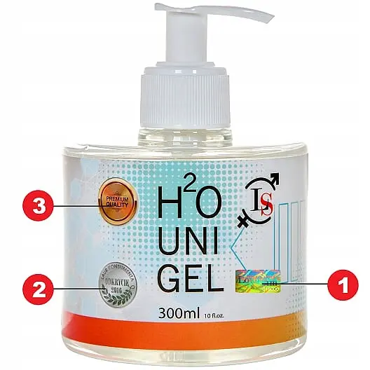 Гелевий лубрикант на водній основі Love Stim H2O UNI Gel 300 мл - фото 2