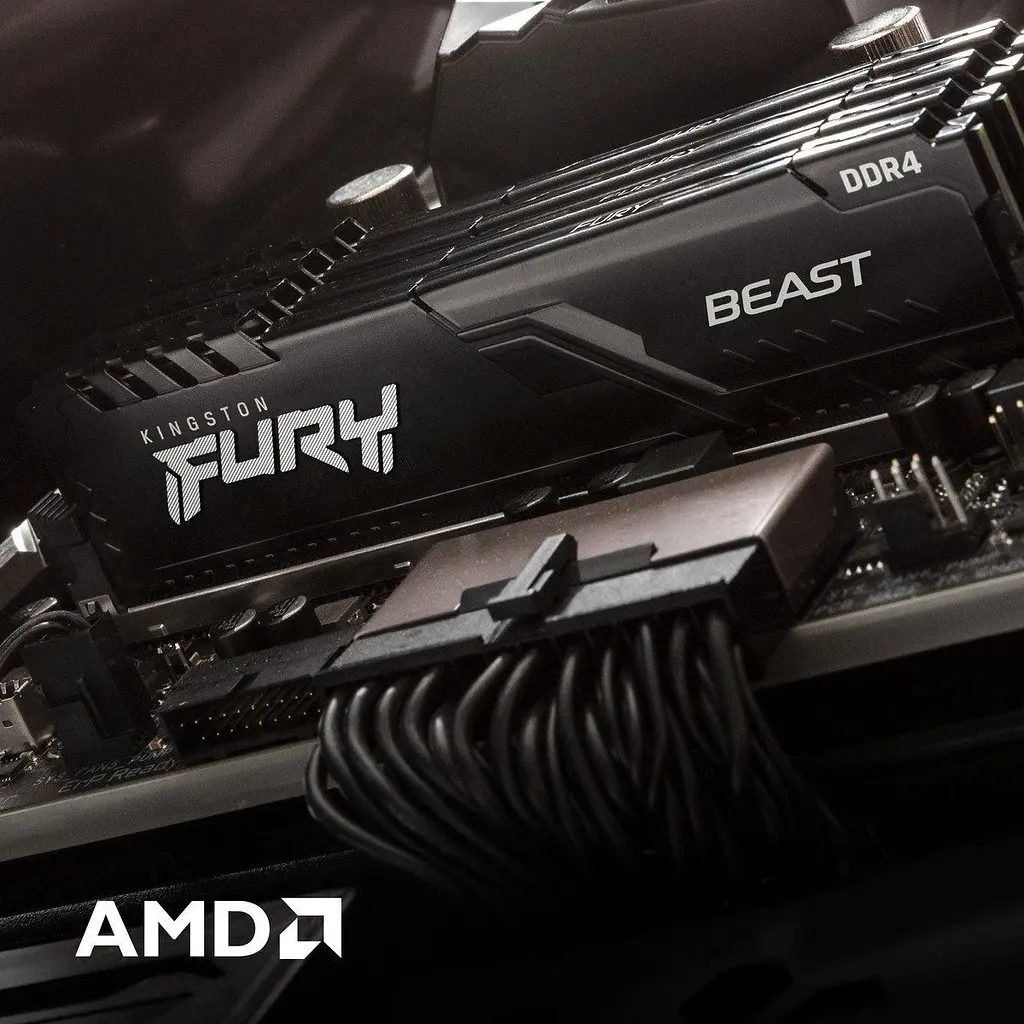 Модуль пам'яті DDR4 Kingston FURY Beast 2x16GB 3200 MHz Black (KF432C16BB1K2/32WP) [147840] - фото 8