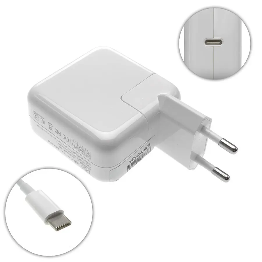 Зарядний пристрій блок живлення Foxconn для MacBook A1882 30W Type-C вихід - фото 3