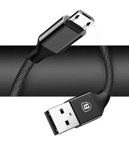 Кабель Baseus Yiven Cable USB to MicroUSB 2A 1.5m CAMYW-B01 Black - фото 3