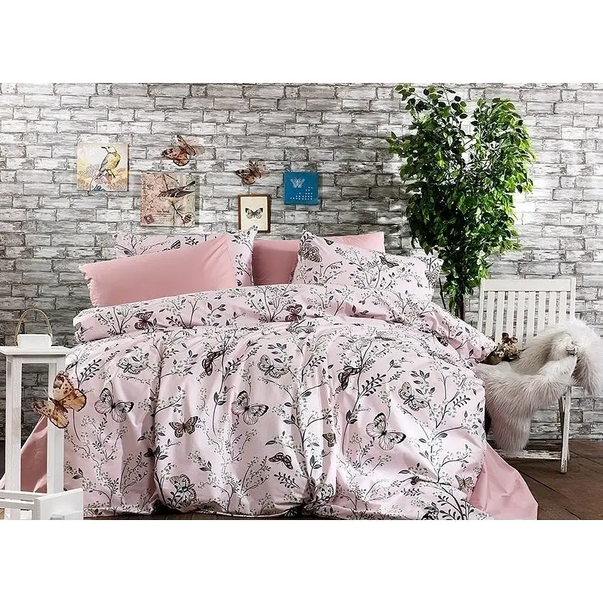 Комплект постільної білизни з компаньйоном (R-T9156) Євро TAG tekstil pbe0036779 - фото 2