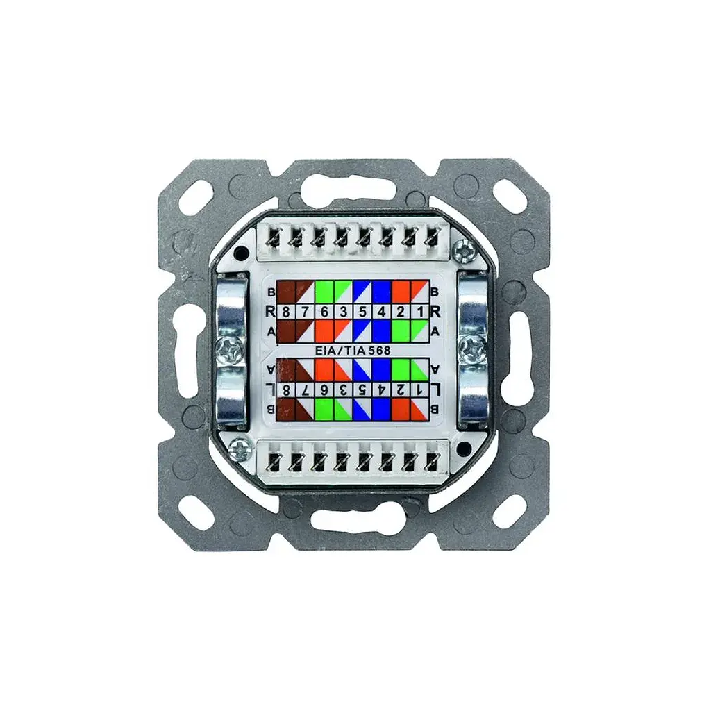 Комп'ютерна розетка Digitus 2xRJ45 FTP, для відкритої проводки (DN-9002-N) - фото 5