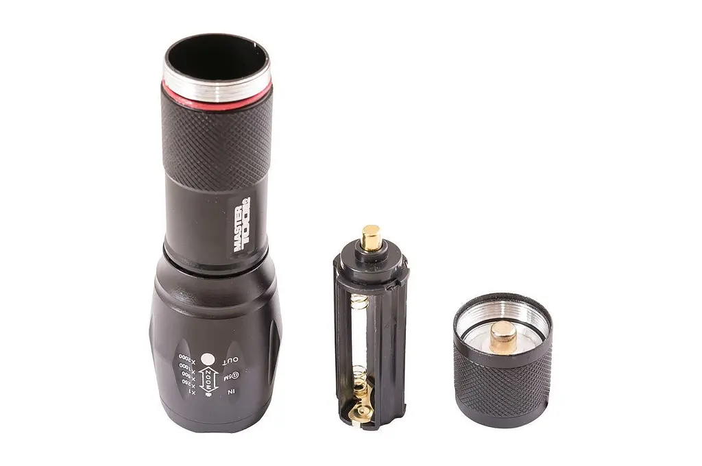Фонарь ручной на батарейках Mastertool 94-0819 1LED x 10 Вт x 5 режимов - фото 5