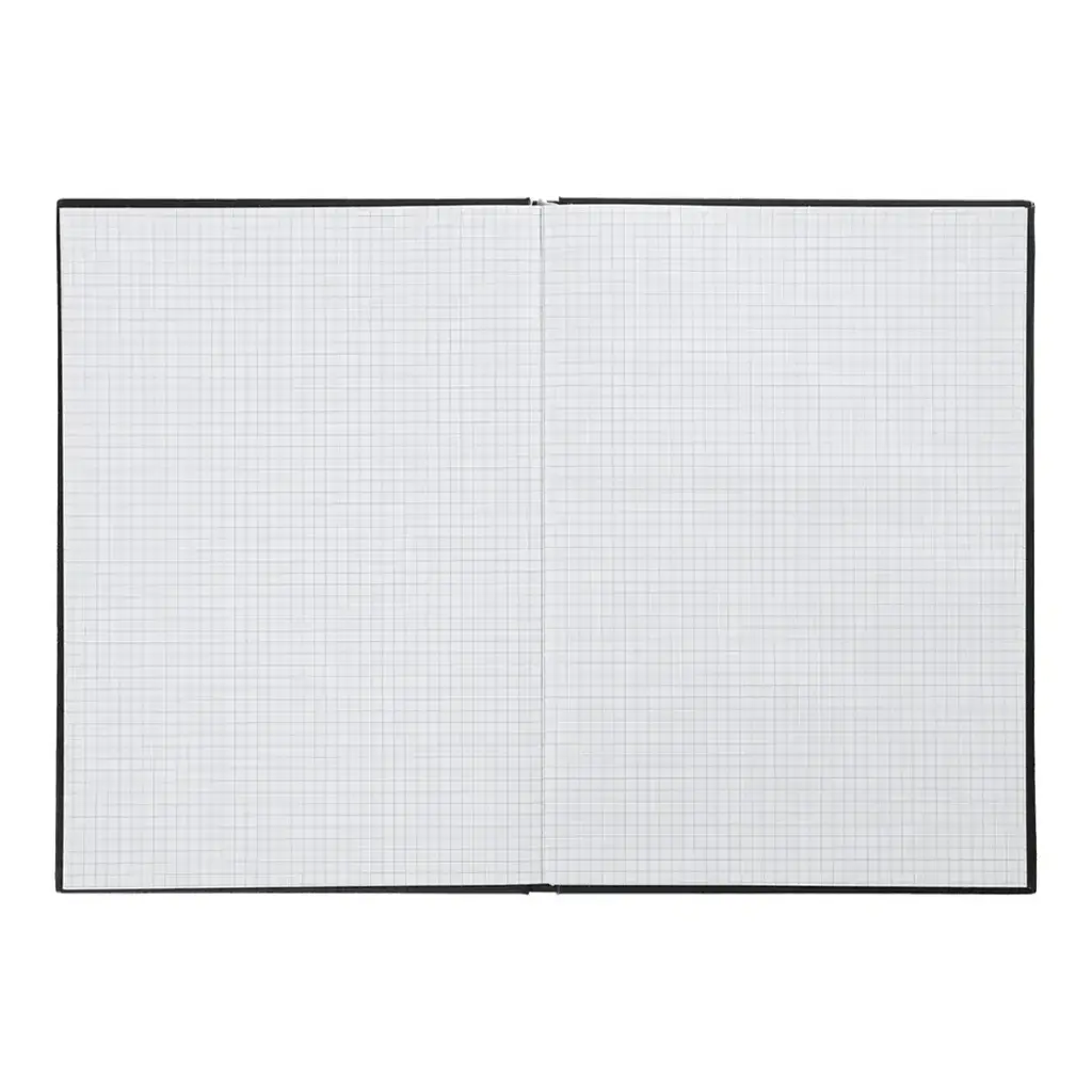 Книга-канц. A4 144арк. кліт. тв. бумвініл офс. Optimal чорна BM.24419103-01/Buromax/ - фото 2