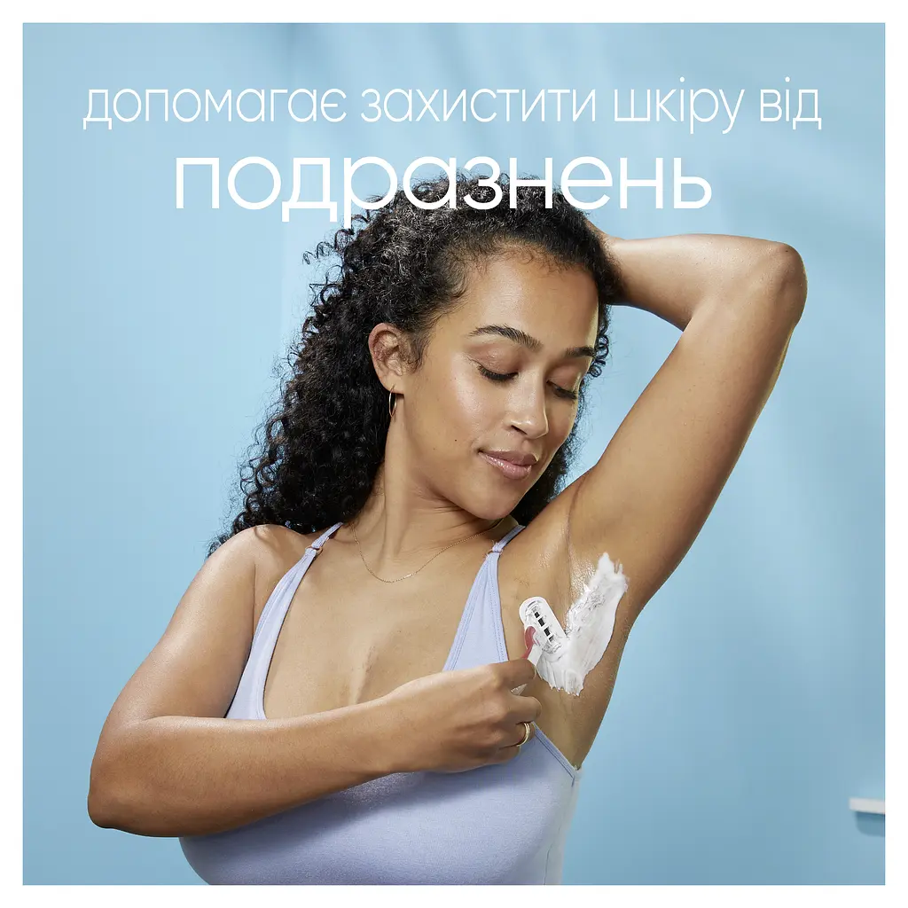 Уценка. Гель для бритья Gillette Satin Care Olay Vanilla Cashmere женский 200 мл - фото 2