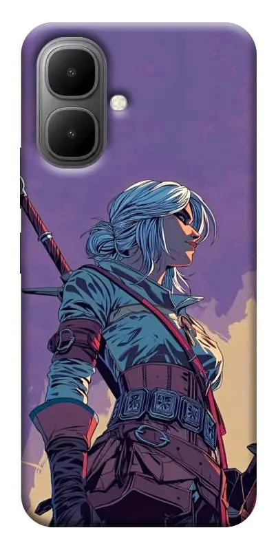 TPU чохол Demsky The witcher ciri для Infinix Smart 10