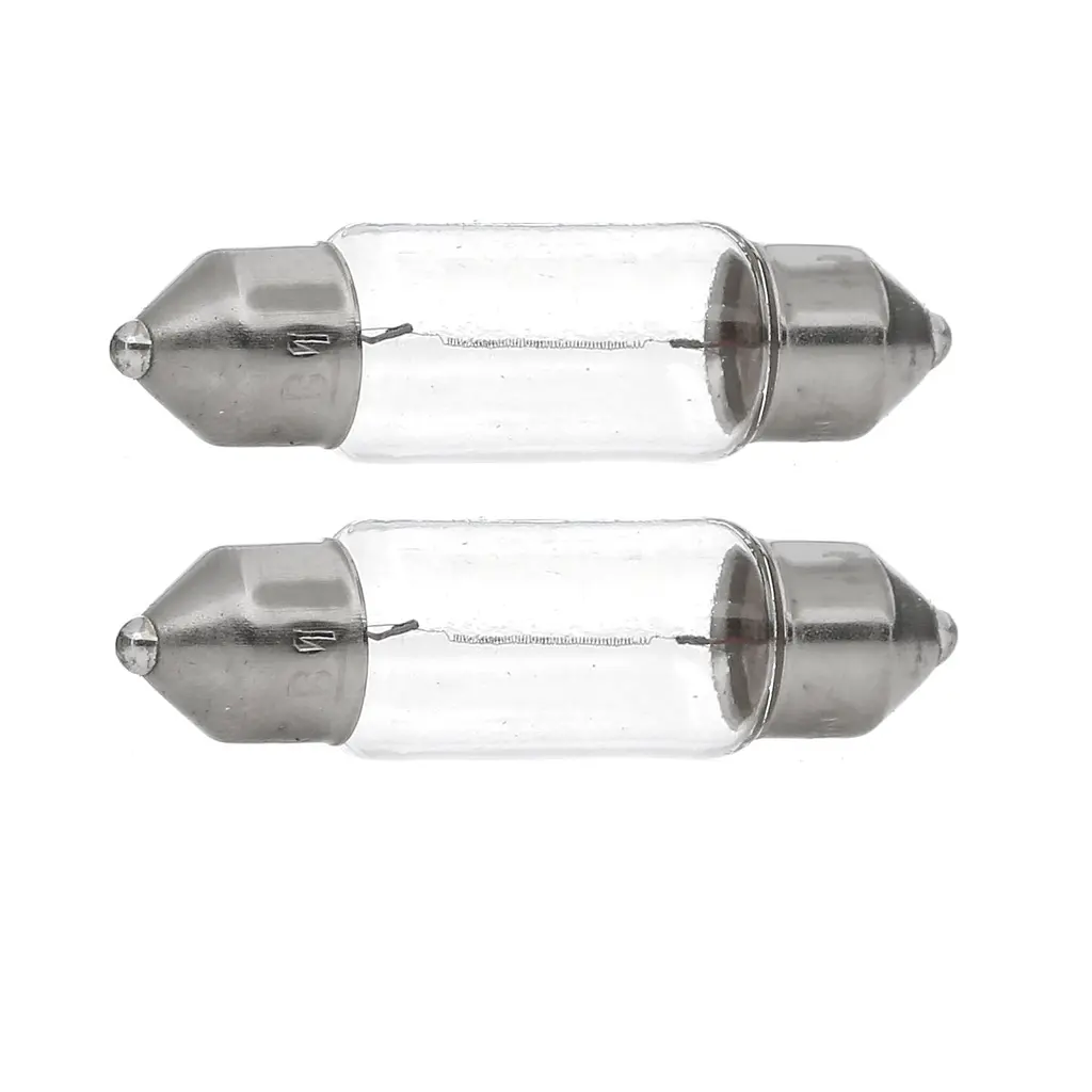 Комплект вказівних ламп розжарювання OSRAM 6438-2BL C10W 31mm 12V SV8.5-8 Blister (2 шт) - фото 2