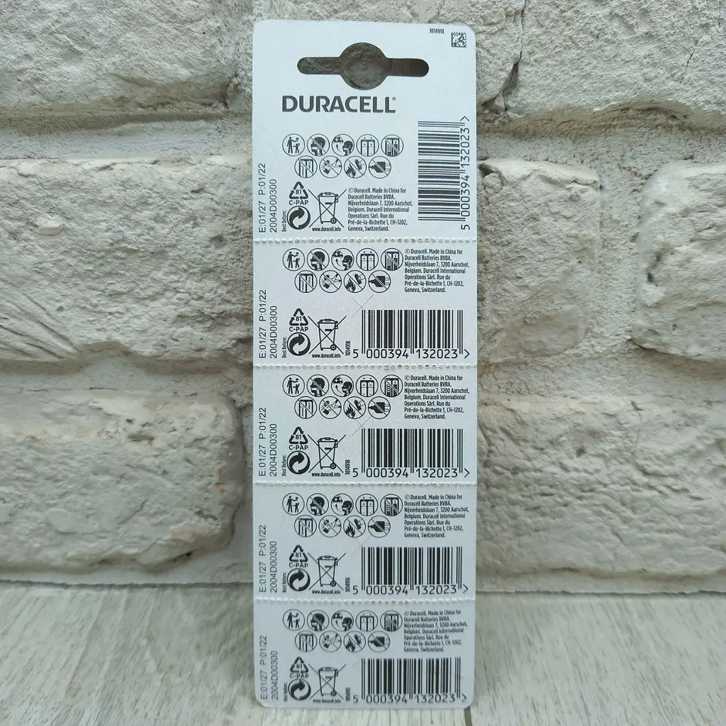 Батарейка Duracell 23A MN21 Alkaline 12V 5 шт./уп - фото 7