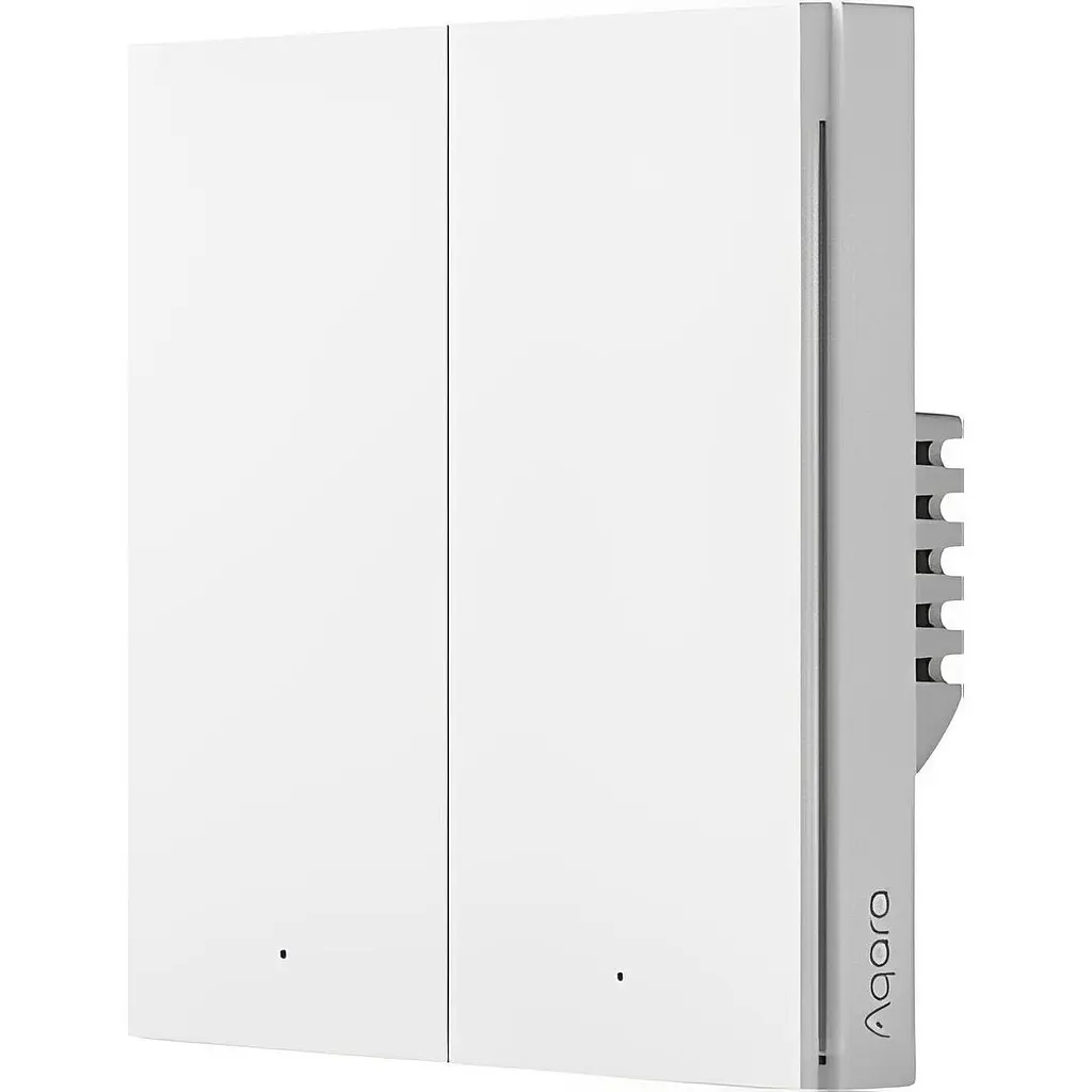Вимикач бездротової Aqara Wireless Remote Switch H1 Double Rocker (2 клавіші) євро глобальний WRS-R02/AR009GLW02 білий