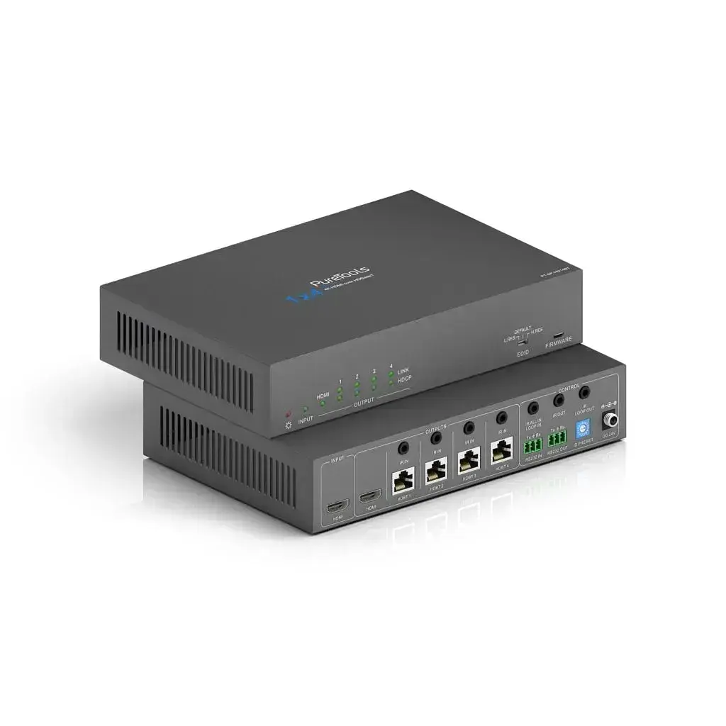HDMI-сплітер 1x4 HDBaseT, 4K, PoC PURELINK PT-SP-HD14BT - фото 4