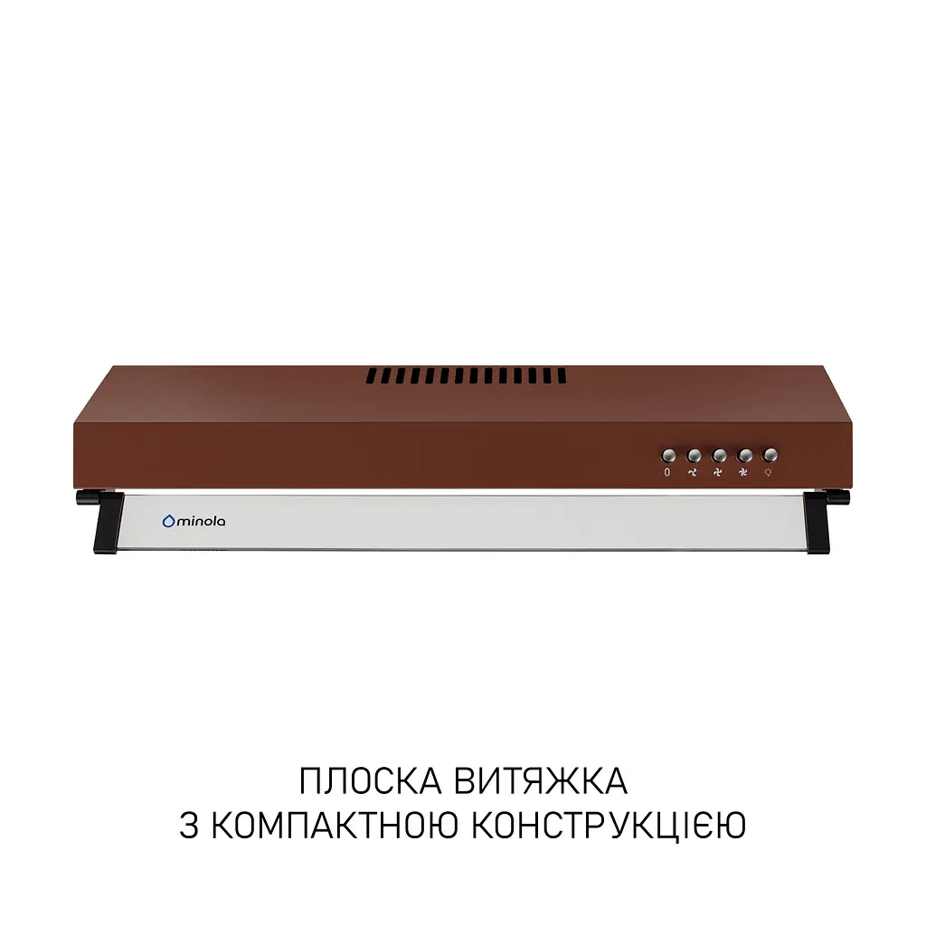 Витяжка плоска Minola HPL 522 BR - фото 2
