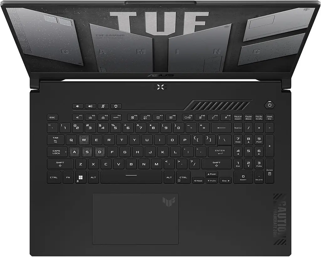 Ноутбук ASUS TUF Gaming F17 FX707VJB-HX063 (17.3 FHD IPS, Intel 5-210H, 16 GB, 512 SSD, RTX 3050 6 GB, DOS) Gray (90NR0MY5-M002H0) - фото 6