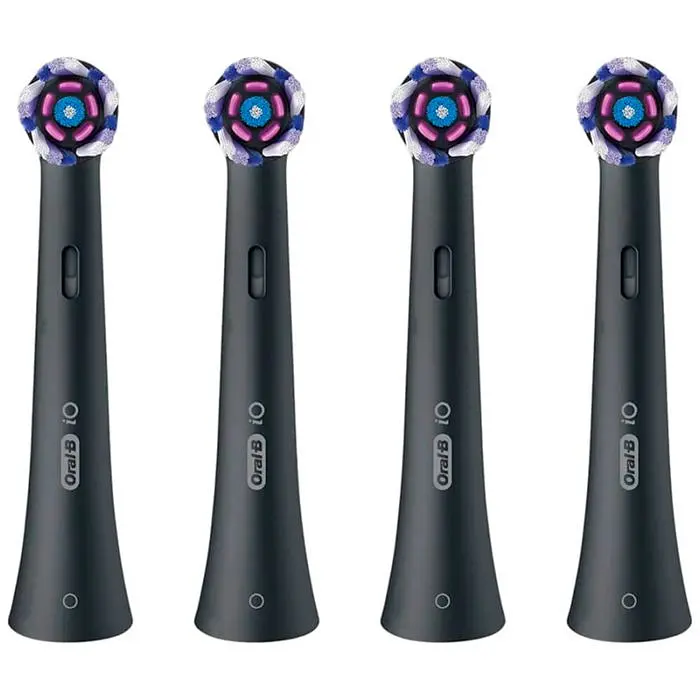 Насадки для електричної зубної щітки Oral-B iO RB WB Radiant White Чорні (4) - фото 2