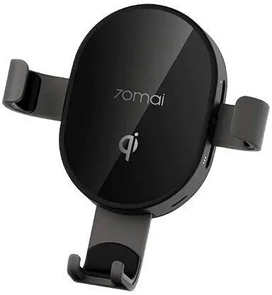 Автодержатель с беспроводной зарядкой Xiaomi70mai Wireless Car Charger Black (PB01) - фото 2