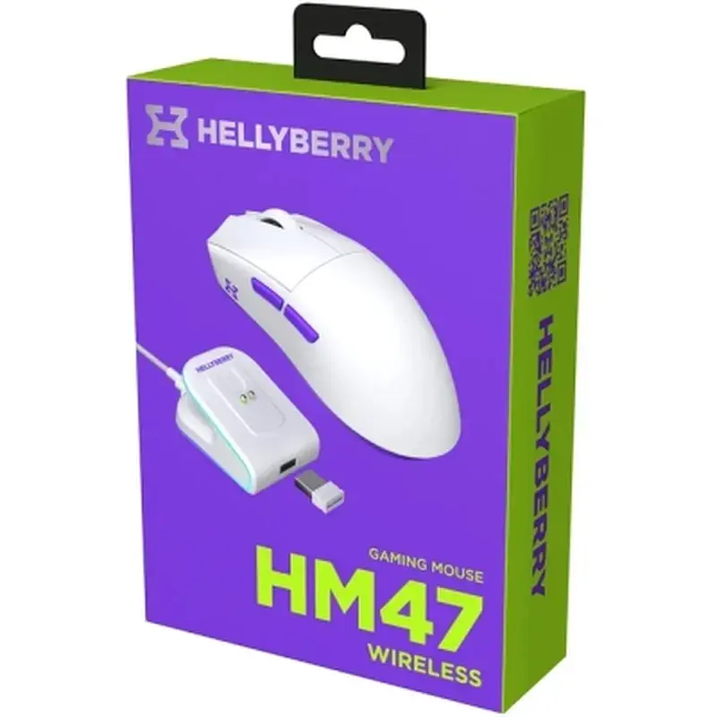 Мишка Hator Hellyberry HM47 Wireless White/Violet (HM47_white_violet) - фото 10