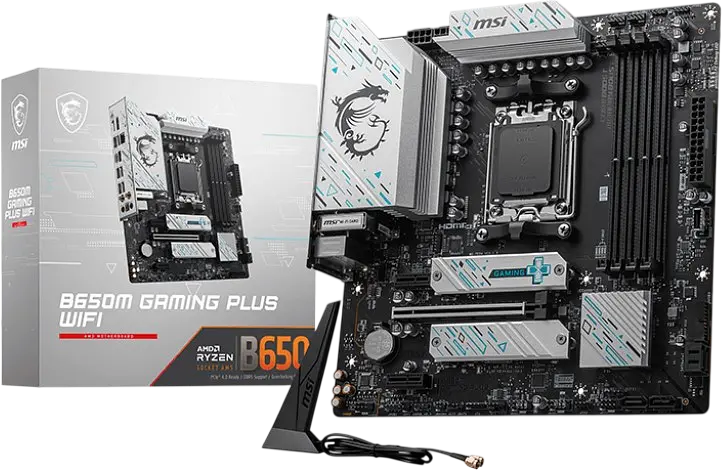 Материнська плата MSI B650M Gaming Plus Wi-Fi Socket AM5 (B650M GAMING PLUS WIFI) Б/В