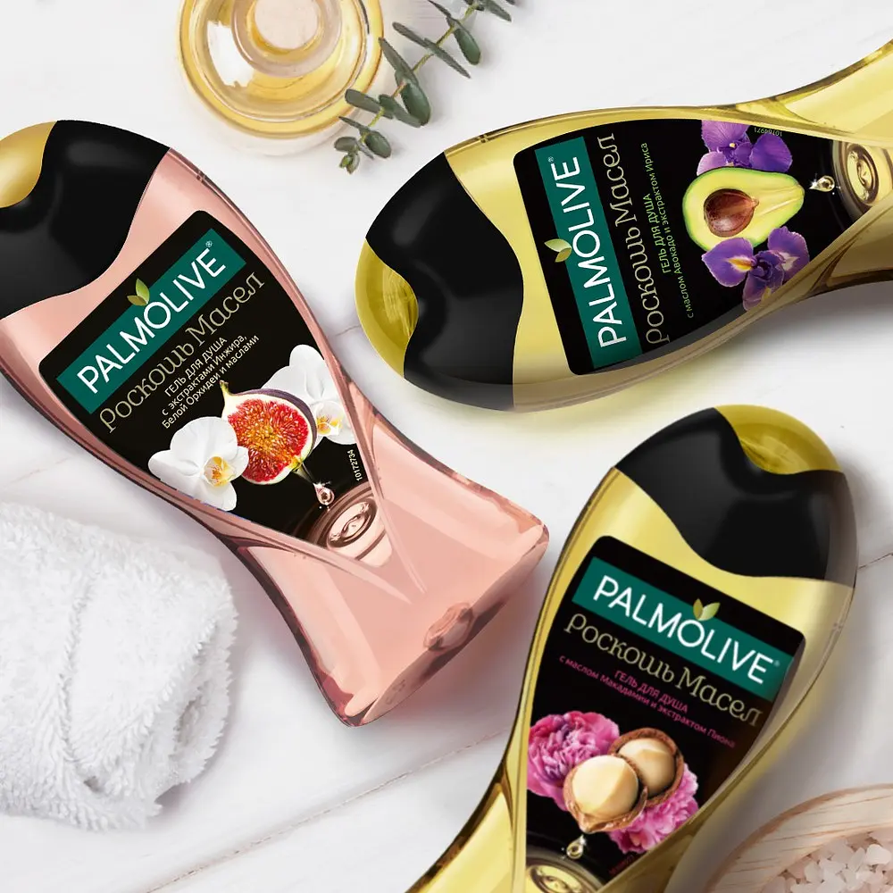 Гель для душу Palmolive Розкіш масел з авокадо та екстрактом ірису, 250 мл - фото 4