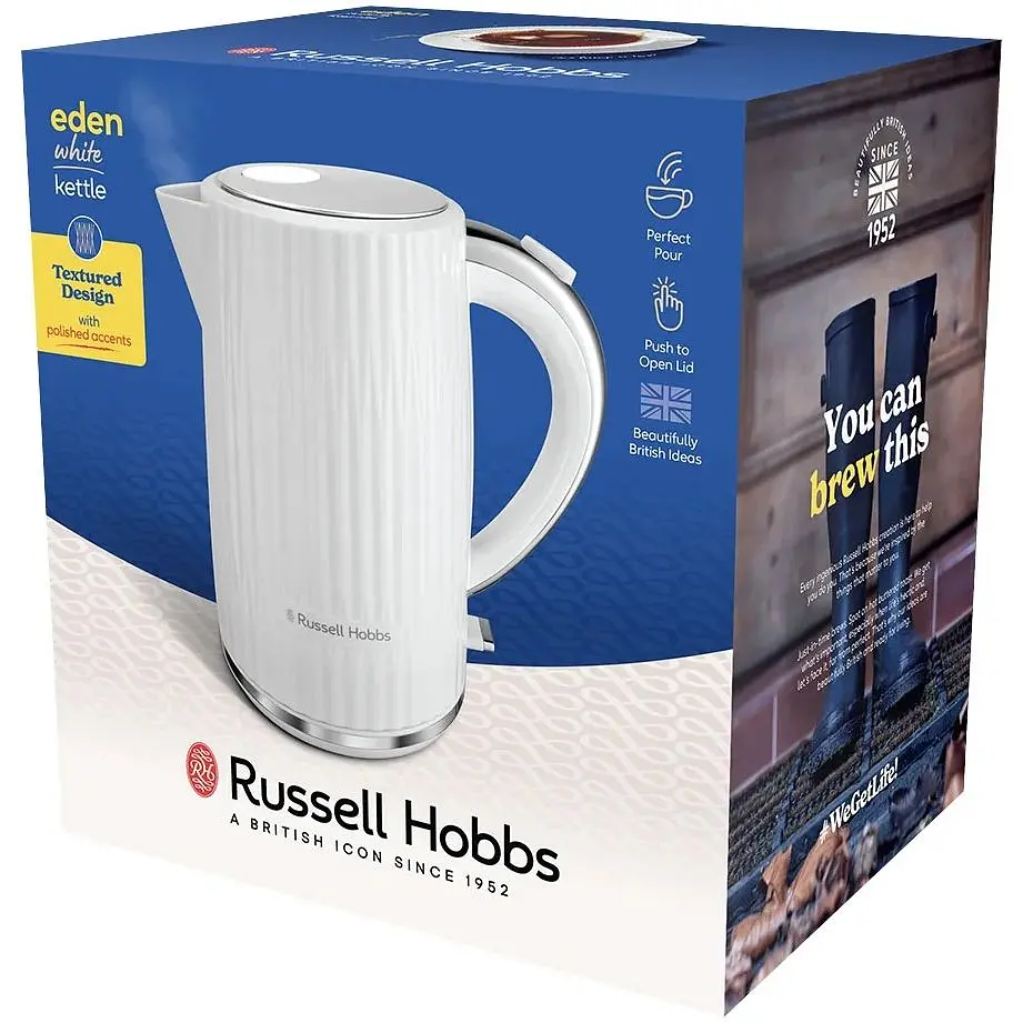 Электрочайник Russell Hobbs Eden 1.7 л белый (27360-70) - фото 2