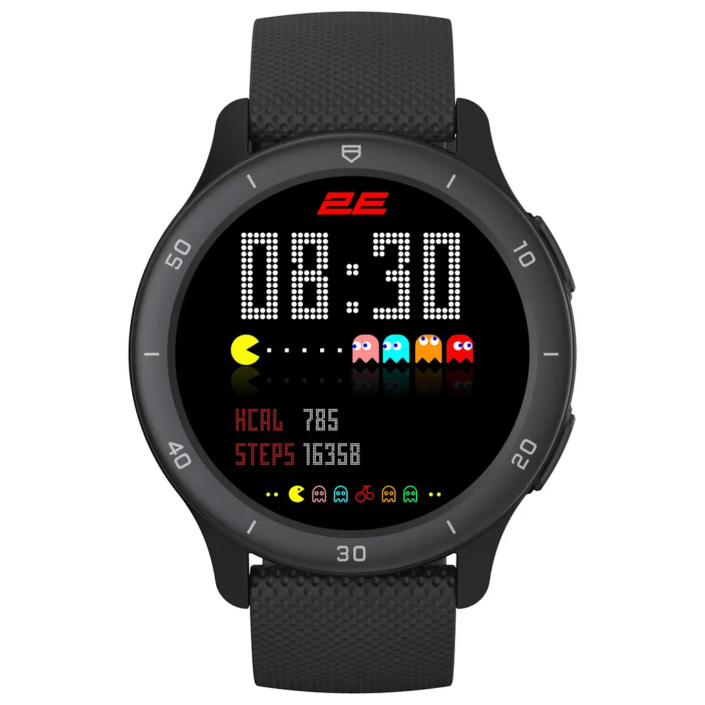 Смарт-годинник 47 mm 2E Alpha Motion GT2 Black - фото 2