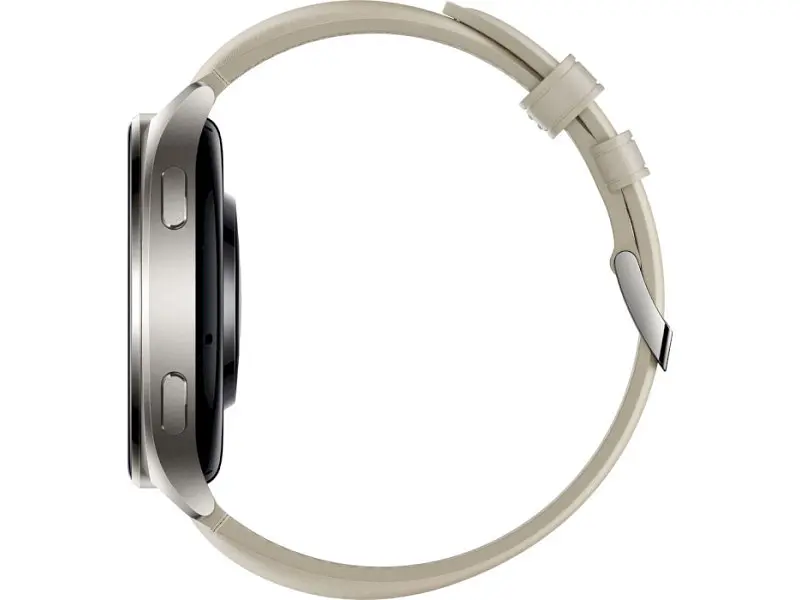 Смарт-часы Xiaomi Watch 2 Titan Gray Case with White Leather Strap (BHR9306GL) - фото 6