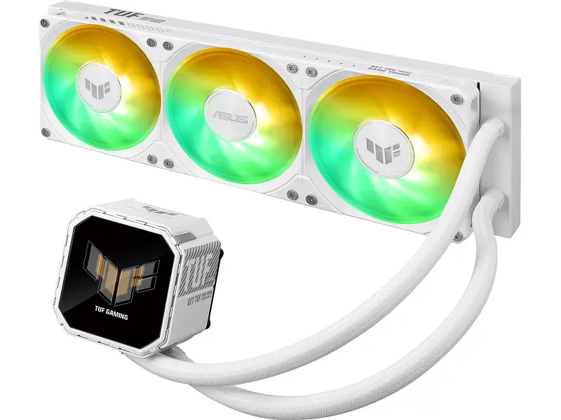 Водяне охолодження Asus TUF Gaming LC III 360 ARGB LCD White (90RC01A2-B0EAY0) - фото 3